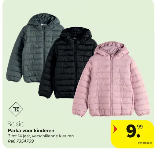 Offre: Parka voor kinderen