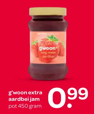 Aanbieding: Extra aardbei jam