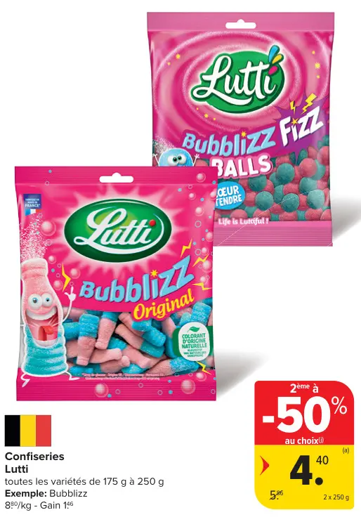 Offre: Confiseries Bubblizz