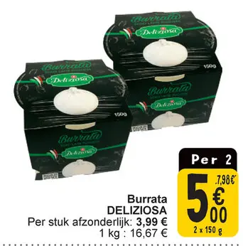 Aanbieding: Burrata DELIZIOSA