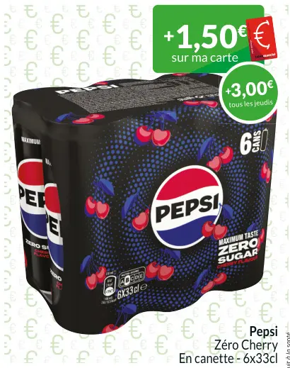 Offre: Pepsi Zéro Cherry