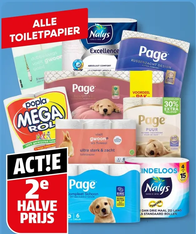 Aanbieding: Alle toiletpapier