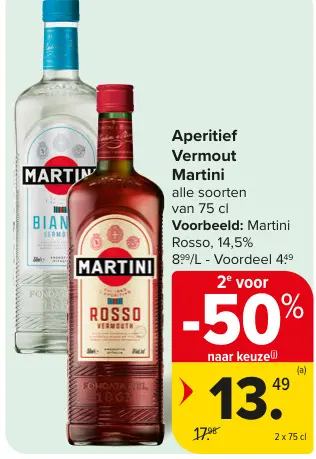 Promotie: Aperitief Vermout