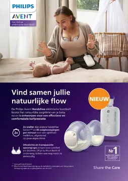 Aanbieding: Handsfree elektrische borstkolf