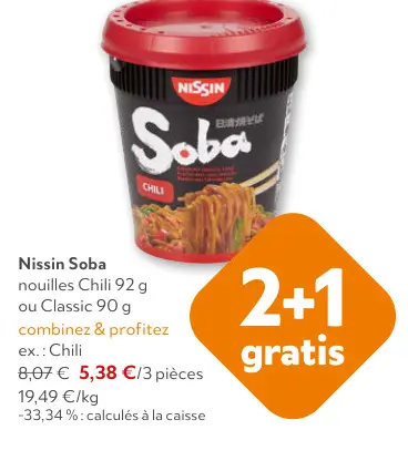 Offre: Nissin Soba