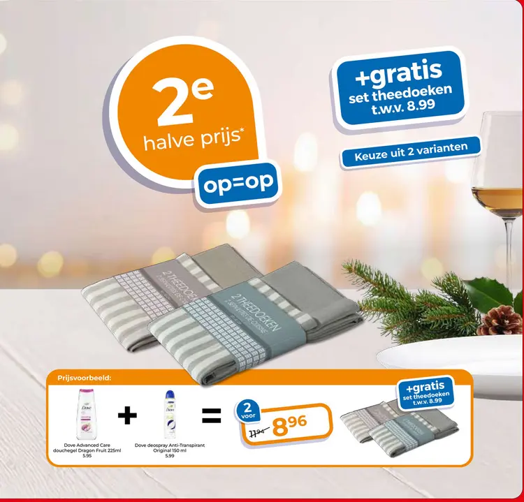 Aanbieding: Gratis set theedoeken