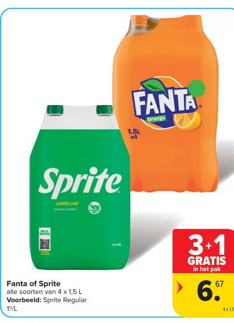 Promotie: Fanta of Sprite