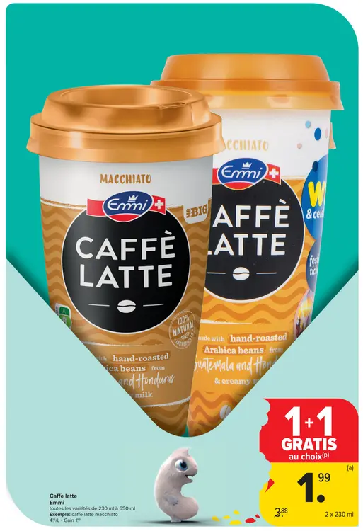 Offre: Caffè latte
