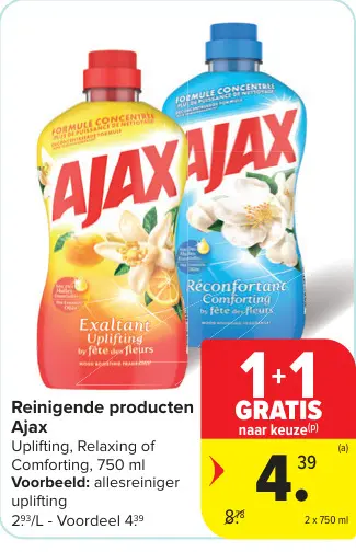 Promotie: Reinigende producten Ajax