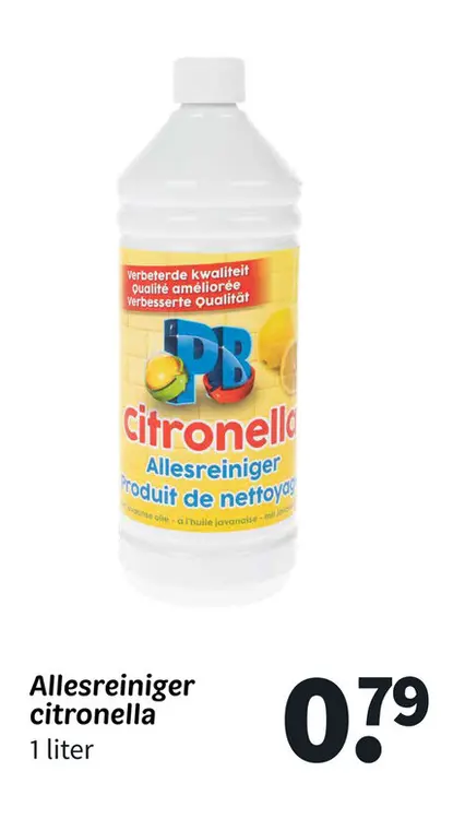 Promotie: Allesreiniger citronella