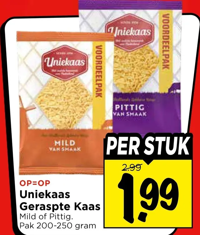 Aanbieding: Geraspte Kaas