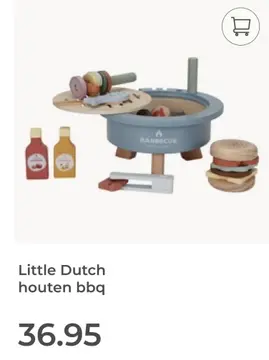 Aanbieding: Little Dutch houten bbq