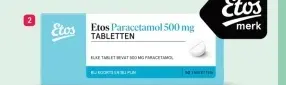 Aanbieding: Paracetamol 500 mg TABLETTEN