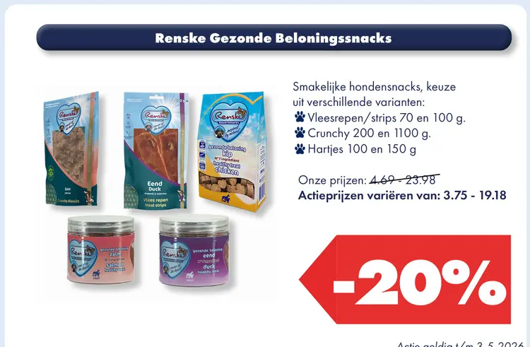 Aanbieding: Renske Gezonde Beloningssnacks