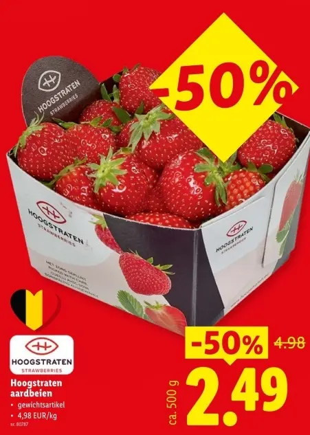 Promotie: Hoogstraten aardbeien