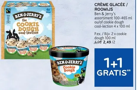 Offre: Crème glacée / roomijs