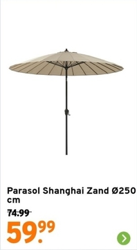 Aanbieding: Parasol Shanghai Zand