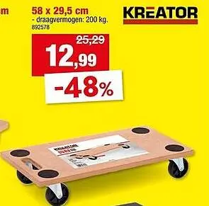 Promotie: KREATOR draagvermogen