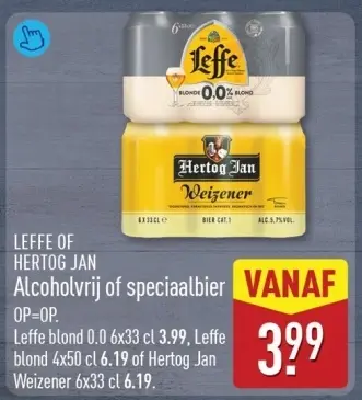 Aanbieding: Alcoholvrij of speciaalbier