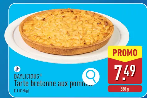 Offre: Tarte bretonne aux pommes