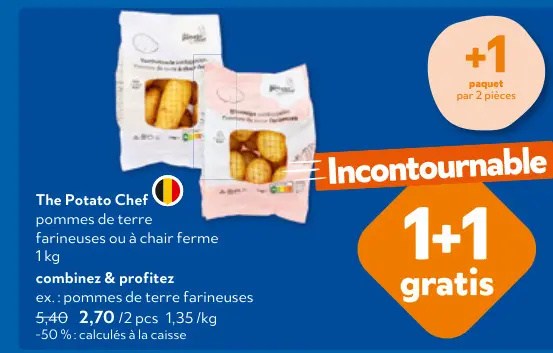 Offre: Pommes de terre farineuses ou à chair ferme