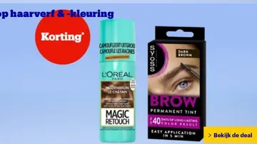 Aanbieding: haarverf & -kleuring