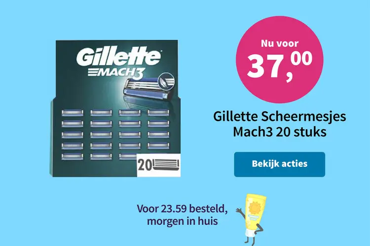 Promotie: Gillette Scheermesjes