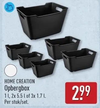 Aanbieding: Opbergbox
