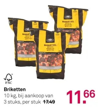 Aanbieding: Briketten