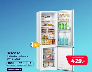 Aanbieding: Hisense RB329N4AWE