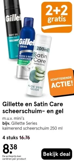 Aanbieding: Scheerschuim- en gel