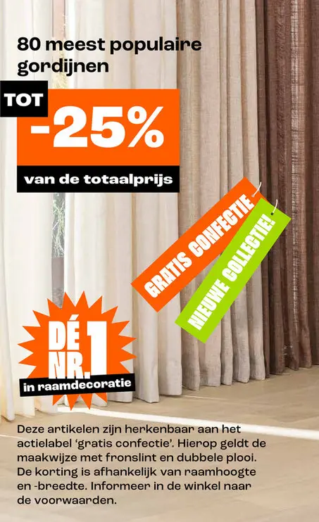 Promotie: Gordijnen