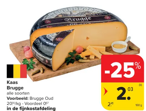Promotie: Kaas Brugge