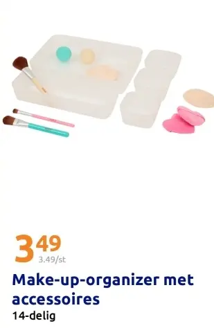 Promotie: Make-up-organizer met accessoires