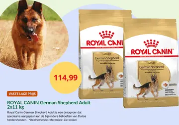 Aanbieding: ROYAL CANIN German Shepherd Adult