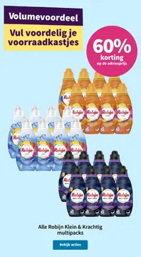Aanbieding: Robijn Klein & Krachtig multipacks