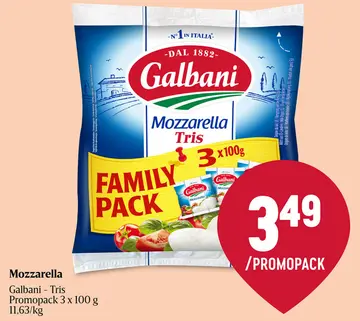 Offre: Mozzarella Tris