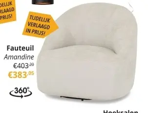 Aanbieding: Fauteuil Amandine