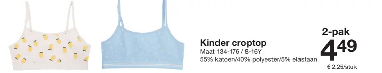 Aanbieding: Kinder croptop