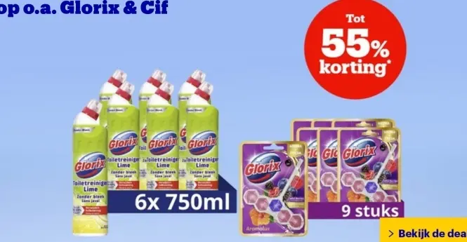 Aanbieding: Op o.a. Glorix & GIF