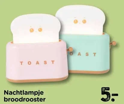 Aanbieding: Nachtlampje broodrooster