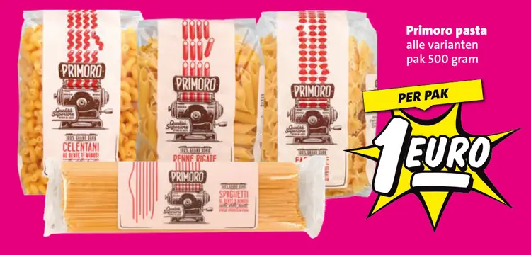 Aanbieding: Primoro pasta
