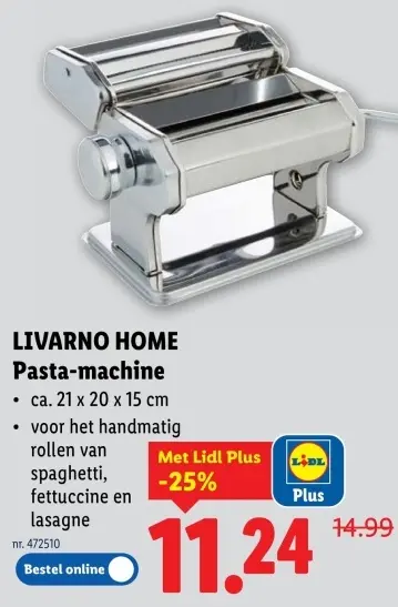 Promotie: Pasta-machine