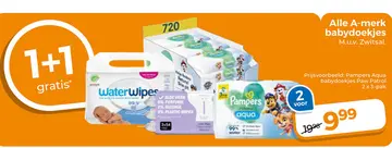 Aanbieding: Alle A-merk babydoekjes