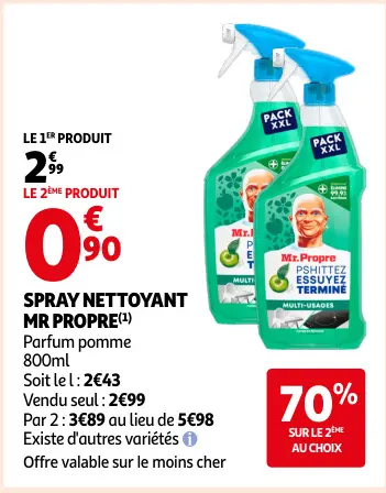 Promotie: Spray nettoyant mr propre