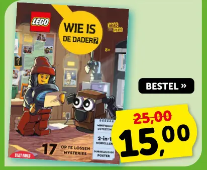 Promotie: Lego wie is de dader?