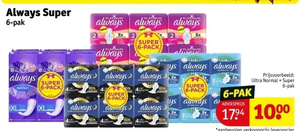 Aanbieding: Always Super