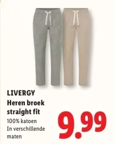 Aanbieding: Heren broek straight fit
