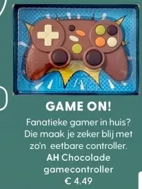 Aanbieding: AH Chocolade gamecontroller