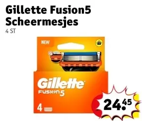 Aanbieding: Gillette Fusion5 Scheermesjes